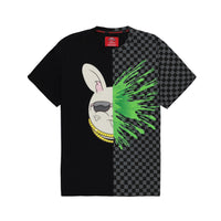 SPLATTER BUNNY SPLIT REGULAR T-SHIRT