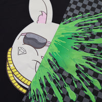 SPLATTER BUNNY SPLIT REGULAR T-SHIRT