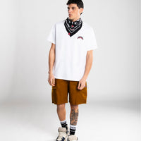 BLACK BANDANA - REGULAR WHITE T-SHIRT