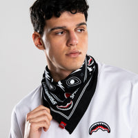 BLACK BANDANA - REGULAR WHITE T-SHIRT