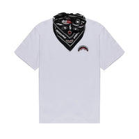 BLACK BANDANA - REGULAR WHITE T-SHIRT