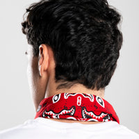 RED BANDANA - REGULAR WHITE T-SHIRT