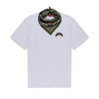 GREEN BANDANA - REGULAR WHITE T-SHIRT