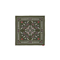 GREEN BANDANA - REGULAR WHITE T-SHIRT