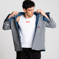 CHECK DENIM DOUBLE SHIRT