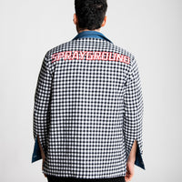 CHECK DENIM DOUBLE SHIRT