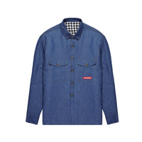 CHECK DENIM DOUBLE SHIRT