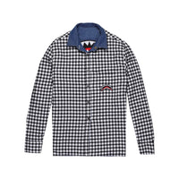 CHECK DENIM DOUBLE SHIRT