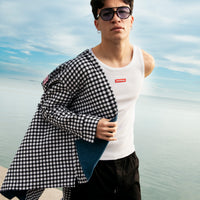 CHECK DENIM DOUBLE SHIRT