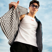 CHECK DENIM DOUBLE SHIRT