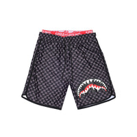 DRIP CHECKERED SWIM TRUNKS