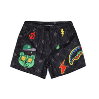 MONEY BEAR CUT SEW SWIM TRUNKS