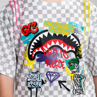 SHARKS IN THE RIZZ OVER T-SHIRT