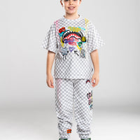 SHARKS IN THE RIZZ OVER T-SHIRT