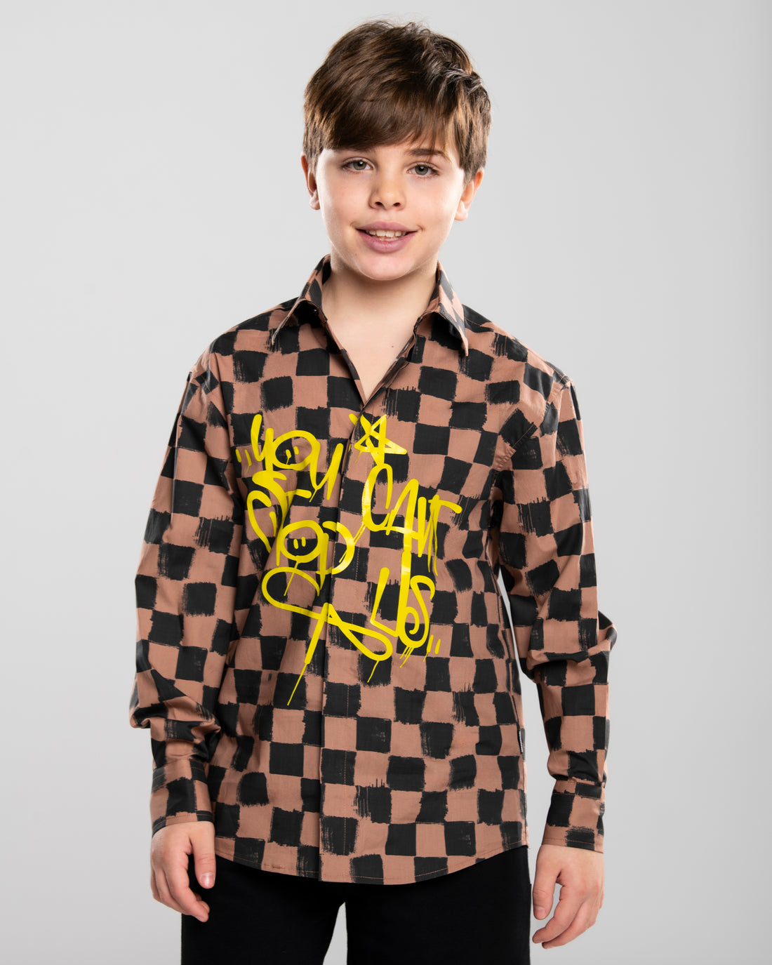 VANQUISH TAG POPELINE COTTON SHIRT