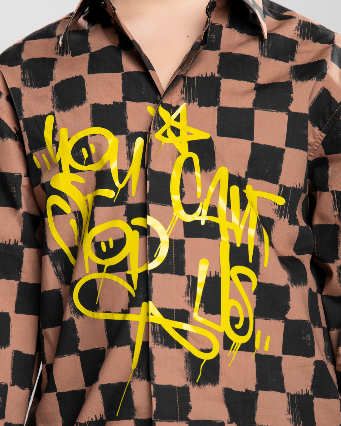 VANQUISH TAG POPELINE COTTON SHIRT