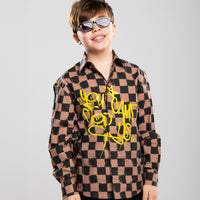 VANQUISH TAG POPELINE COTTON SHIRT