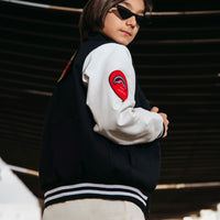 DETACH AND STICK IT VARSITY JACKET