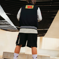 DETACH AND STICK IT VARSITY JACKET