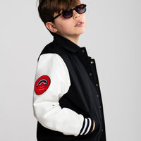 DETACH AND STICK IT VARSITY JACKET