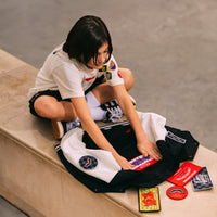 DETACH AND STICK IT VARSITY JACKET