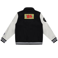 DETACH AND STICK IT VARSITY JACKET