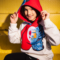CYBORG BEAR OVER HOODIE