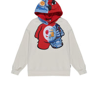 CYBORG BEAR OVER HOODIE