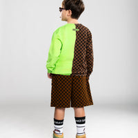 MONEY BEAR SPLIT REGULAR CREWNECK