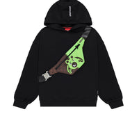 CROSSBODY MONEY BEAR CUT REGULAR HOODIE