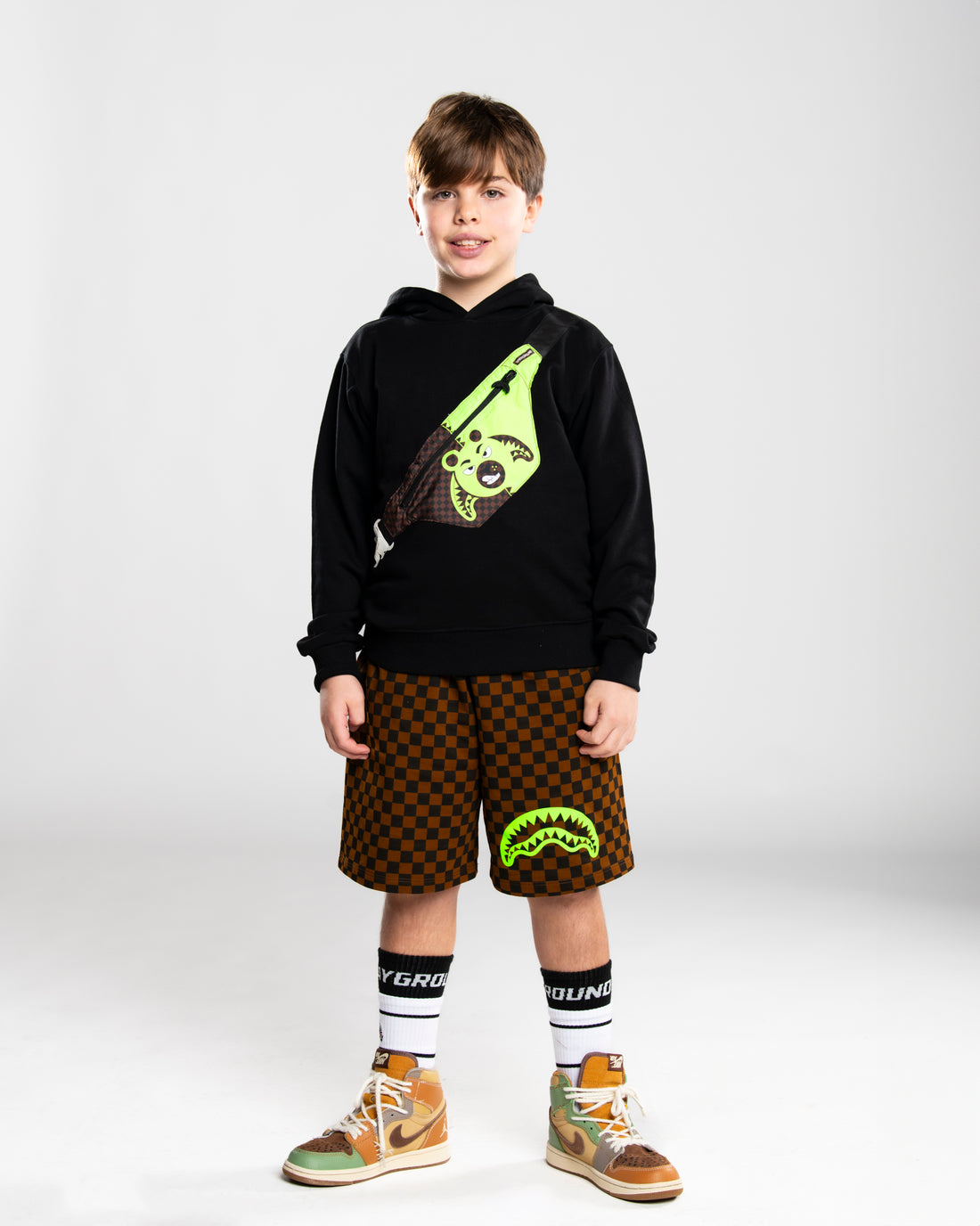 CHECKERED RN SHORTS