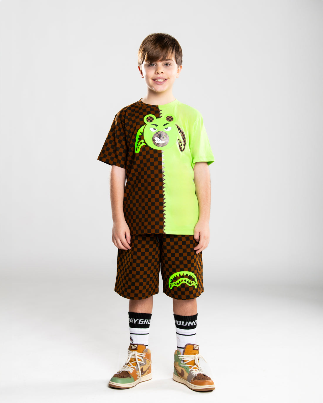 CHECKERED RN SHORTS