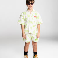 SLIMER DRIPPING ORGANIC COTTON SHIRT