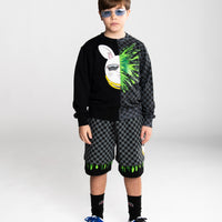 SPLATTER BUNNY SPLIT REGULAR CREWNECK
