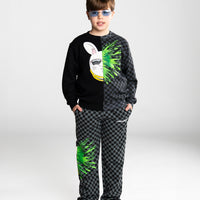 SPLATTER BUNNY SPLIT REGULAR CREWNECK