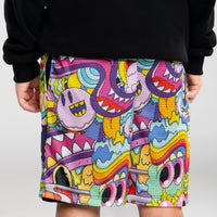 JELLY WORLD FIXES DOUBLE FACE MESH SHORTS