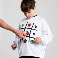 TIC TAC TOE GAME OVER CREWNECK