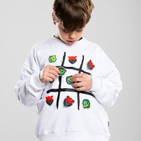 TIC TAC TOE GAME OVER CREWNECK