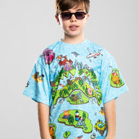 SHARK ISLAND MAYHEM OVER T-SHIRT