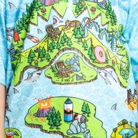 SHARK ISLAND MAYHEM OVER T-SHIRT