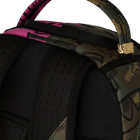 SPLIT PINK AND CAMO DLX BACKPACK