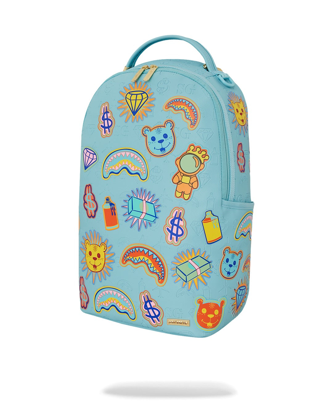 BLUE LAGOON EMBOSSED DLXSV BACKPACK