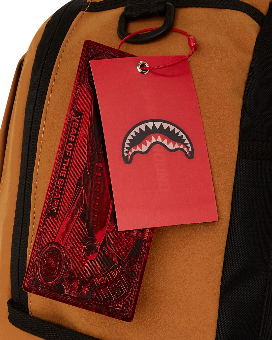 SHARK CENTRAL DLX-FAUX SUEDE BACKPACK
