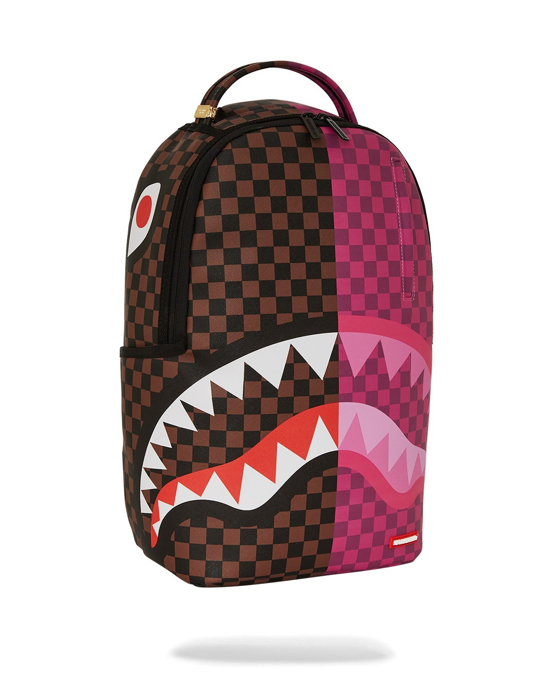 Sprayground SPLIT SIP PINK CHECK DLXSV BACKPACK