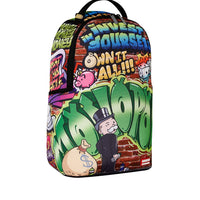 MONOPOLY MAN GRAFFITI DLXR BACKPACK