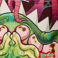 RICK AND MORTY DLXR ALIEN MOUTH DLXR BACKPACK