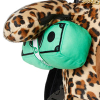 LEOPARD MONEY BEAR BACKPACK