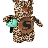 LEOPARD MONEY BEAR BACKPACK