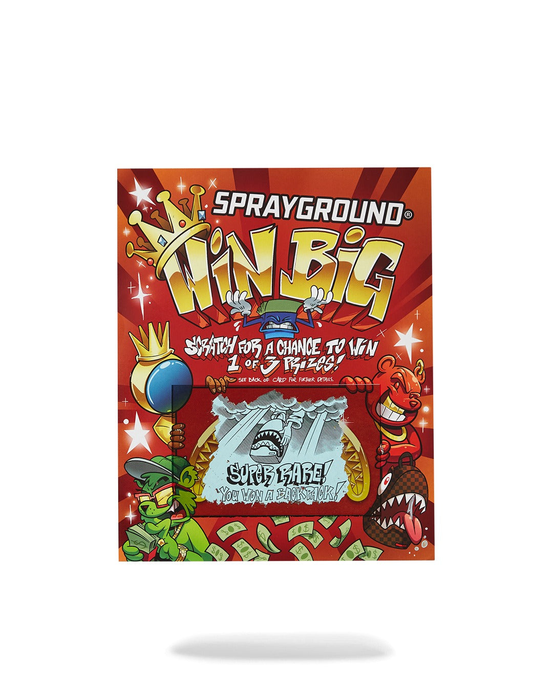 SCRATCH OFF CARD DLXR BACKPACK