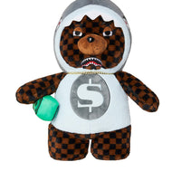 MONEY BEAR IN SHARK COSTUME BEAR BACKPACK